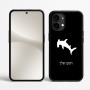 כיסוי בעיצוב אישי עם השם שלך לדגם - Nothing Phone (2) בעיצוב כריש ראש פטיש