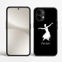 כיסוי בעיצוב אישי עם השם שלך לדגם - Nothing Phone (2) בעיצוב בלרינה