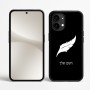 כיסוי בעיצוב אישי עם השם שלך לדגם - Nothing Phone (2) בעיצוב נוצת נוצה