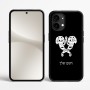 כיסוי בעיצוב אישי עם השם שלך לדגם - Nothing Phone (2) בעיצוב פרחי קרן