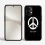 כיסוי בעיצוב אישי עם השם שלך לדגם - Nothing Phone (2) בעיצוב סמל השלום