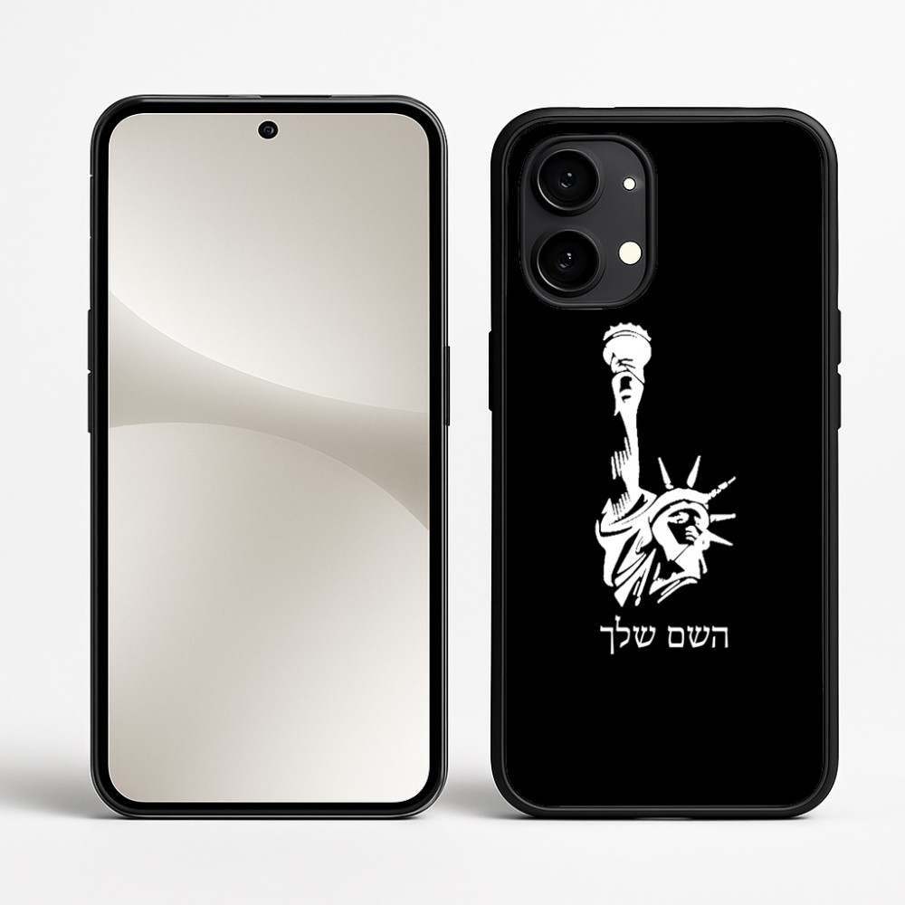 כיסוי בעיצוב אישי עם השם שלך לדגם - Nothing Phone (2) בעיצוב פסל החירות