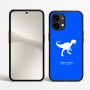 כיסוי בעיצוב אישי עם השם שלך לדגם - Nothing Phone (2) בעיצוב דינוזאור