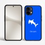כיסוי בעיצוב אישי עם השם שלך לדגם - Nothing Phone (2) בעיצוב כריש ראש פטיש