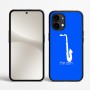 כיסוי בעיצוב אישי עם השם שלך לדגם - Nothing Phone (2) בעיצוב סקסופון