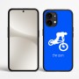 כיסוי בעיצוב אישי עם השם שלך לדגם - Nothing Phone (2) בעיצוב רוכב אופניים