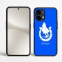 כיסוי בעיצוב אישי עם השם שלך לדגם - Nothing Phone (2) בעיצוב פרסה וסוס