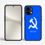 כיסוי בעיצוב אישי עם השם שלך לדגם - Nothing Phone (2) בעיצוב פטיש ומגל