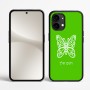 כיסוי בעיצוב אישי עם השם שלך לדגם - Nothing Phone (2) בעיצוב פרפר