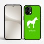 כיסוי בעיצוב אישי עם השם שלך לדגם - Nothing Phone (2) בעיצוב סוס