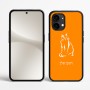 כיסוי בעיצוב אישי עם השם שלך לדגם - Nothing Phone (2) בעיצוב חתול