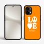 כיסוי בעיצוב אישי עם השם שלך לדגם - Nothing Phone (2) בעיצוב אהבה