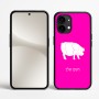 כיסוי בעיצוב אישי עם השם שלך לדגם - Nothing Phone (2) בעיצוב חזיר