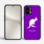 כיסוי בעיצוב אישי עם השם שלך לדגם - Nothing Phone (2) בעיצוב קנגורו