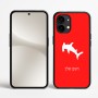 כיסוי בעיצוב אישי עם השם שלך לדגם - Nothing Phone (2) בעיצוב כריש ראש פטיש