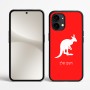 כיסוי בעיצוב אישי עם השם שלך לדגם - Nothing Phone (2) בעיצוב קנגורו