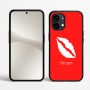 כיסוי בעיצוב אישי עם השם שלך לדגם - Nothing Phone (2) בעיצוב שפתיים - נשיקה