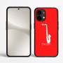 כיסוי בעיצוב אישי עם השם שלך לדגם - Nothing Phone (2) בעיצוב סקסופון