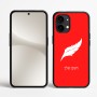 כיסוי בעיצוב אישי עם השם שלך לדגם - Nothing Phone (2) בעיצוב נוצת נוצה