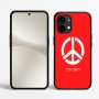 כיסוי בעיצוב אישי עם השם שלך לדגם - Nothing Phone (2) בעיצוב סמל השלום