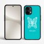 כיסוי בעיצוב אישי עם השם שלך לדגם - Nothing Phone (2) בעיצוב פרפר