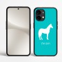 כיסוי בעיצוב אישי עם השם שלך לדגם - Nothing Phone (2) בעיצוב סוס