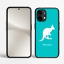 כיסוי בעיצוב אישי עם השם שלך לדגם - Nothing Phone (2) בעיצוב קנגורו