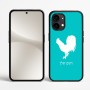 כיסוי בעיצוב אישי עם השם שלך לדגם - Nothing Phone (2) בעיצוב תרנגול