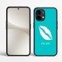 כיסוי בעיצוב אישי עם השם שלך לדגם - Nothing Phone (2) בעיצוב שפתיים - נשיקה