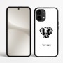 כיסוי בעיצוב אישי עם השם שלך לדגם - Nothing Phone (2) בעיצוב ראש פיל