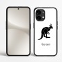 כיסוי בעיצוב אישי עם השם שלך לדגם - Nothing Phone (2) בעיצוב קנגורו