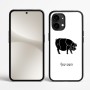 כיסוי בעיצוב אישי עם השם שלך לדגם - Nothing Phone (2) בעיצוב חזיר