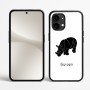 כיסוי בעיצוב אישי עם השם שלך לדגם - Nothing Phone (2) בעיצוב קרנף