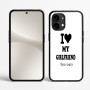 כיסוי בעיצוב אישי עם השם שלך לדגם - Nothing Phone (2) בעיצוב אוהב את החברה שלי