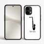 כיסוי בעיצוב אישי עם השם שלך לדגם - Nothing Phone (2) בעיצוב סקסופון