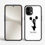 כיסוי בעיצוב אישי עם השם שלך לדגם - Nothing Phone (2) בעיצוב מעודדת