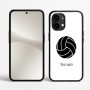 כיסוי בעיצוב אישי עם השם שלך לדגם - Nothing Phone (2) בעיצוב כדור כדורעף