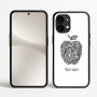 כיסוי בעיצוב אישי עם השם שלך לדגם - Nothing Phone (2) בעיצוב הדפס תפוח