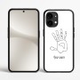 כיסוי בעיצוב אישי עם השם שלך לדגם - Nothing Phone (2) בעיצוב יד