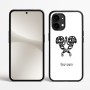 כיסוי בעיצוב אישי עם השם שלך לדגם - Nothing Phone (2) בעיצוב פרחי קרן