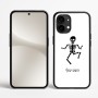 כיסוי בעיצוב אישי עם השם שלך לדגם - Nothing Phone (2) בעיצוב סקלטון