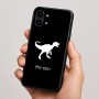 כיסוי בעיצוב אישי עם השם שלך לדגם - Nothing Phone (2) בעיצוב דינוזאור