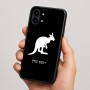 כיסוי בעיצוב אישי עם השם שלך לדגם - Nothing Phone (2) בעיצוב קנגורו