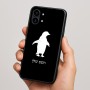 כיסוי בעיצוב אישי עם השם שלך לדגם - Nothing Phone (2) בעיצוב פינגווין