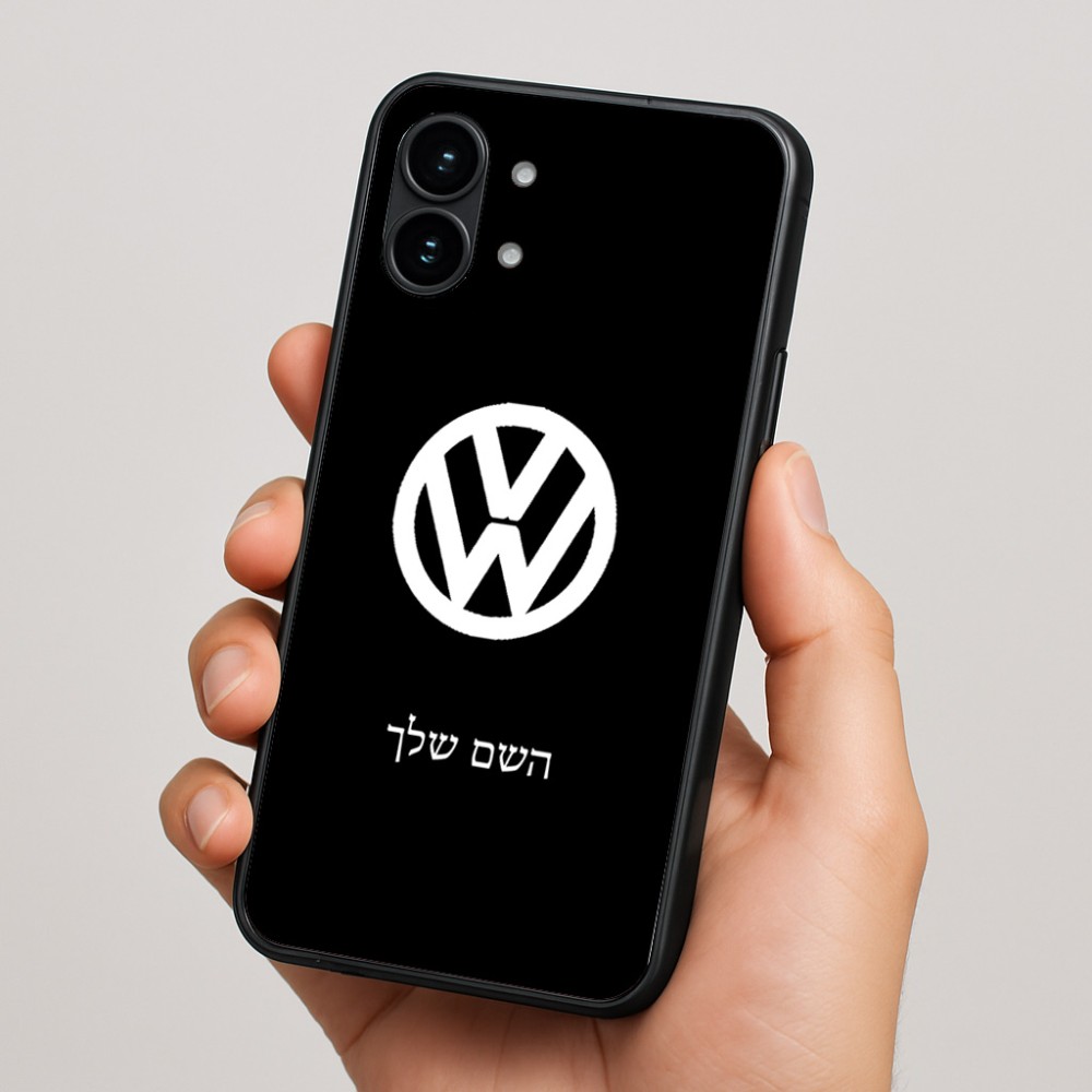 כיסוי בעיצוב אישי עם השם שלך לדגם - Nothing Phone (2) בעיצוב פולקסווגן