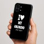 כיסוי בעיצוב אישי עם השם שלך לדגם - Nothing Phone (2) בעיצוב אוהב את החברה שלי