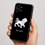 כיסוי בעיצוב אישי עם השם שלך לדגם - Nothing Phone (2) בעיצוב מזלות - אריה