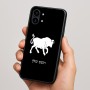 כיסוי בעיצוב אישי עם השם שלך לדגם - Nothing Phone (2) בעיצוב מזלות - שור