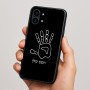 כיסוי בעיצוב אישי עם השם שלך לדגם - Nothing Phone (2) בעיצוב יד