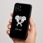 כיסוי בעיצוב אישי עם השם שלך לדגם - Nothing Phone (2) בעיצוב פרחי קרן